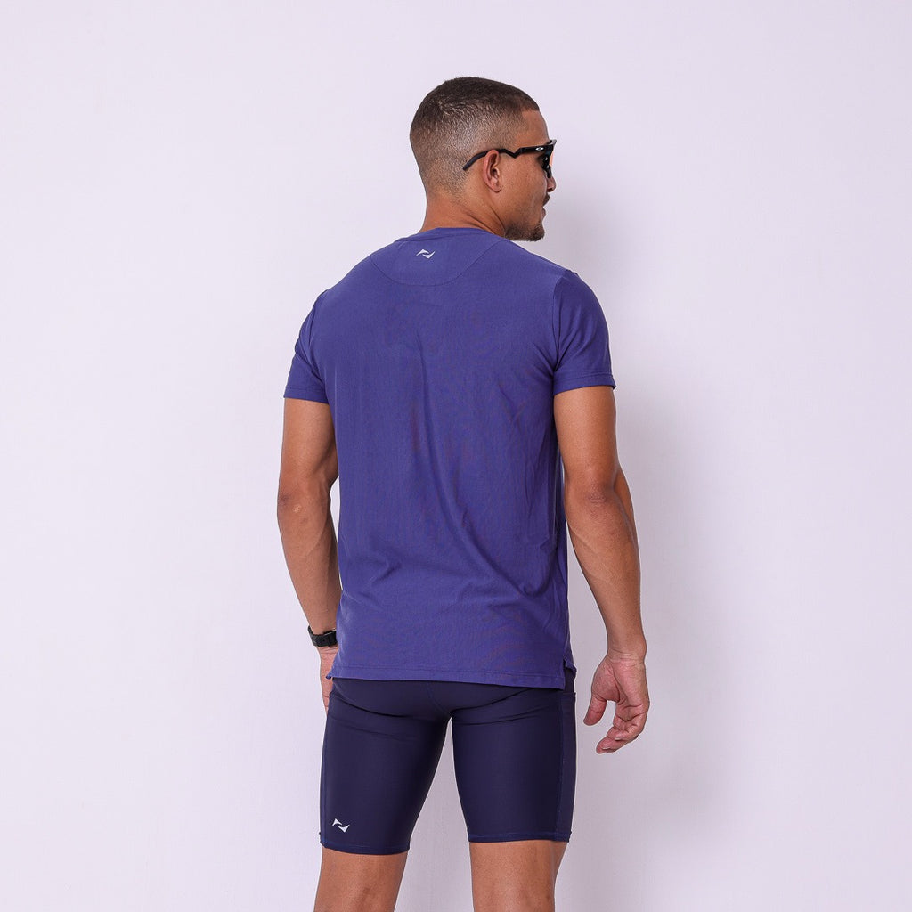 Camiseta Masculina Modal Azul