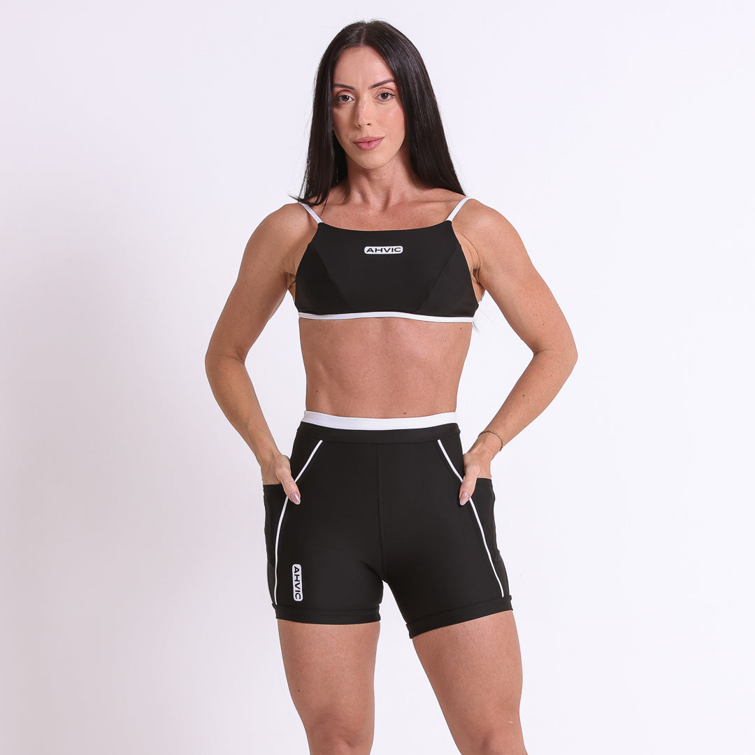 Short Flow Drop Preto