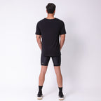 Bermuda Masculina Preta Bolsos Adaptive