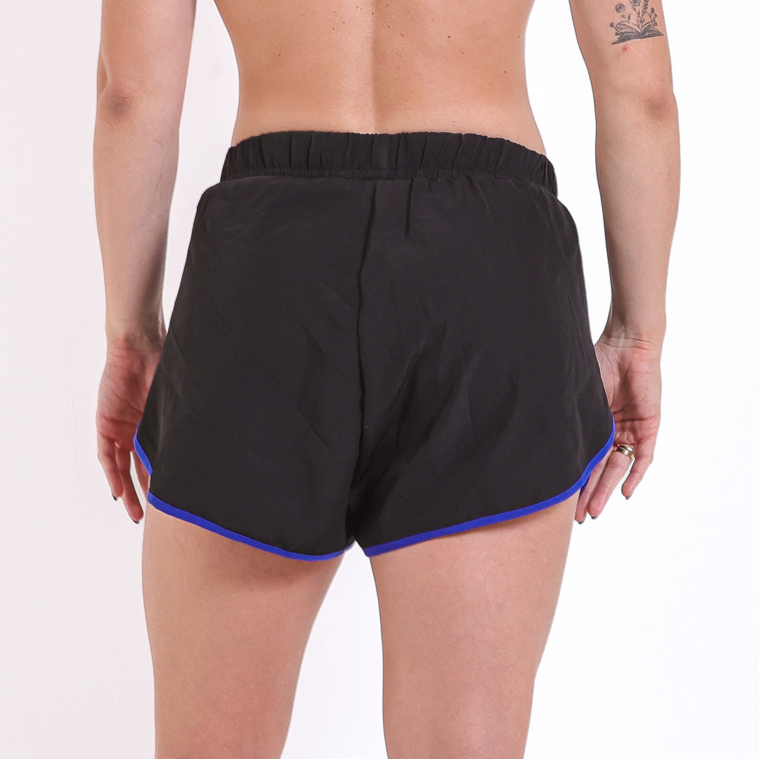 Short Summer Tactel Preto Bicolor