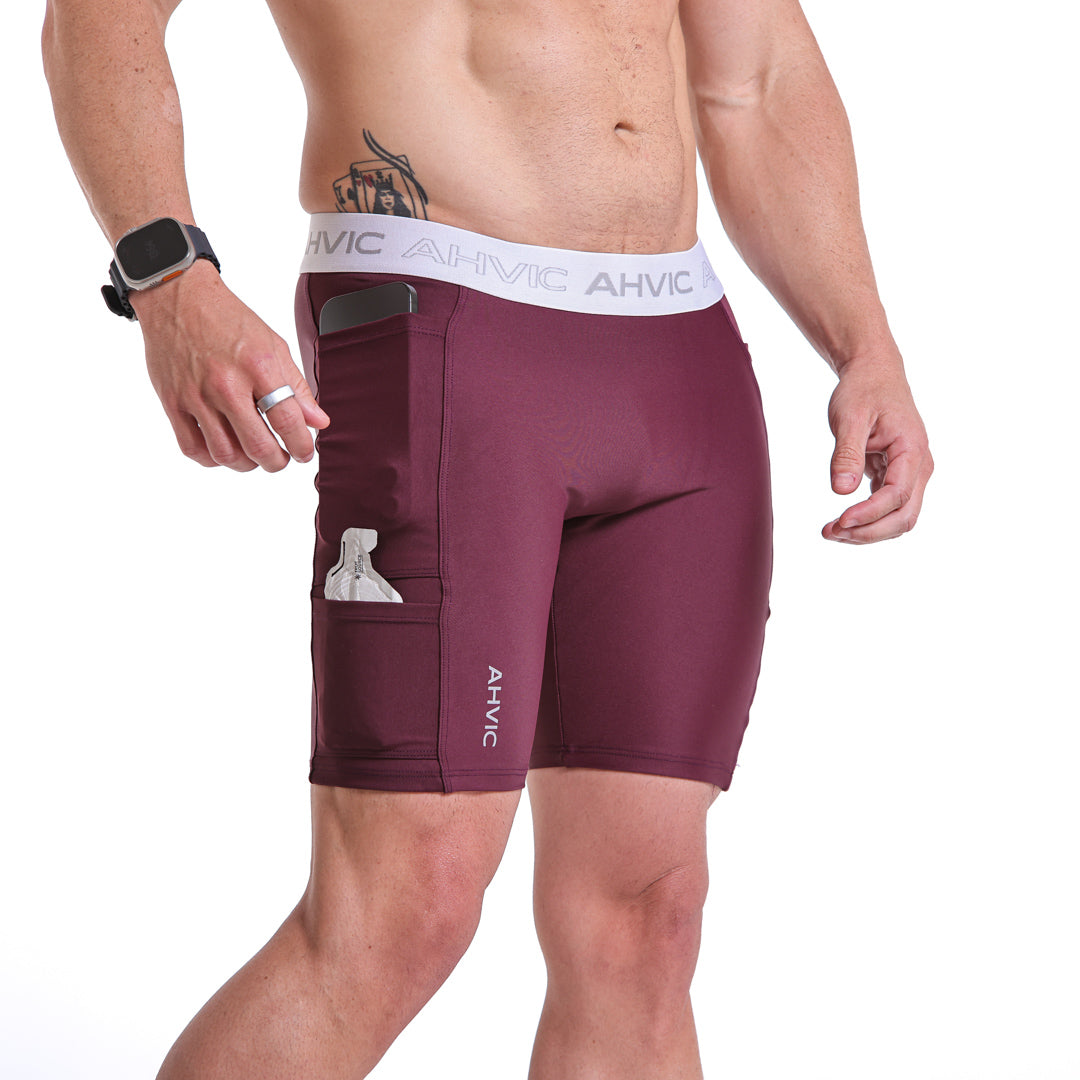Bermuda Masculina QuadRun Drop Malbec