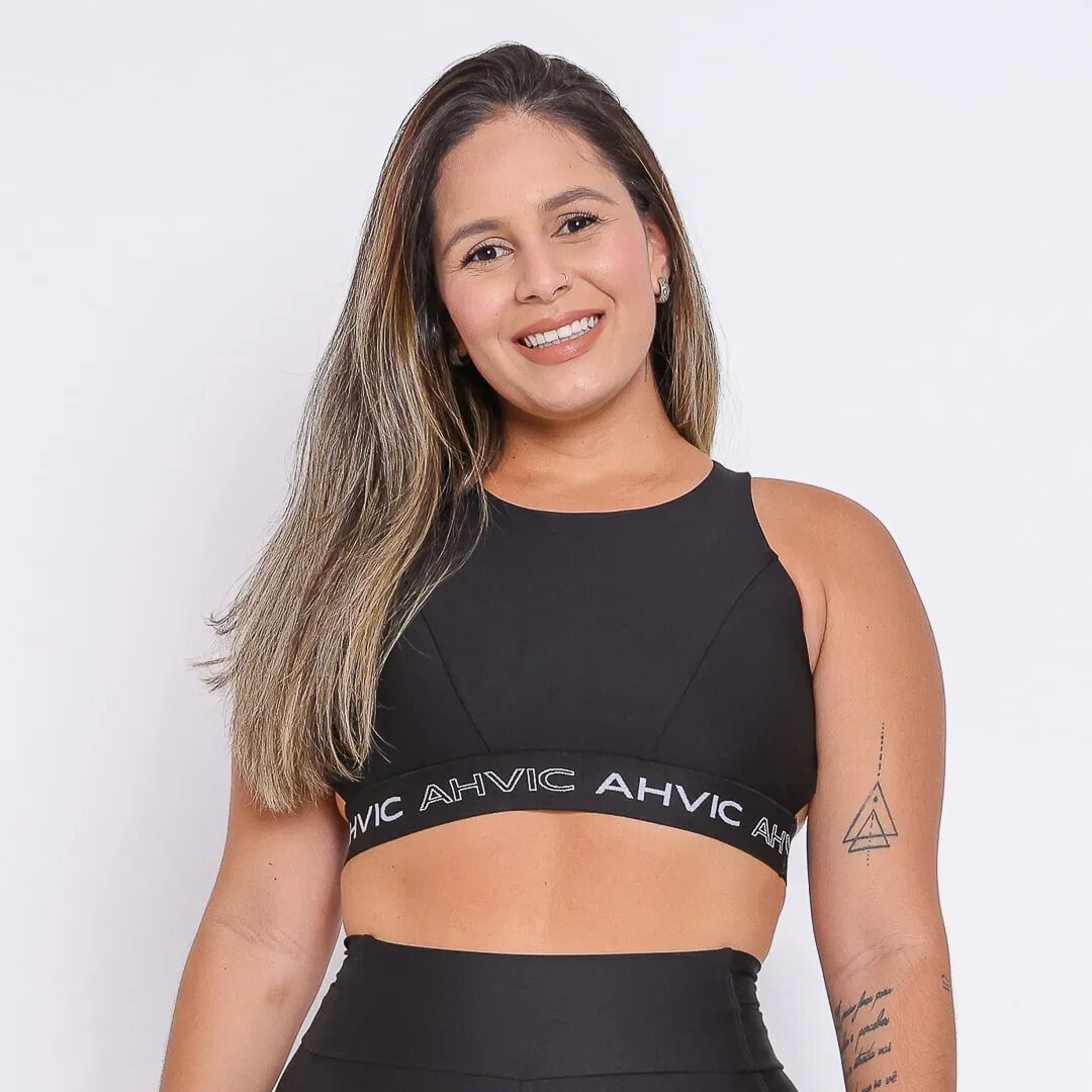 Top Mari Run Drop  Preto