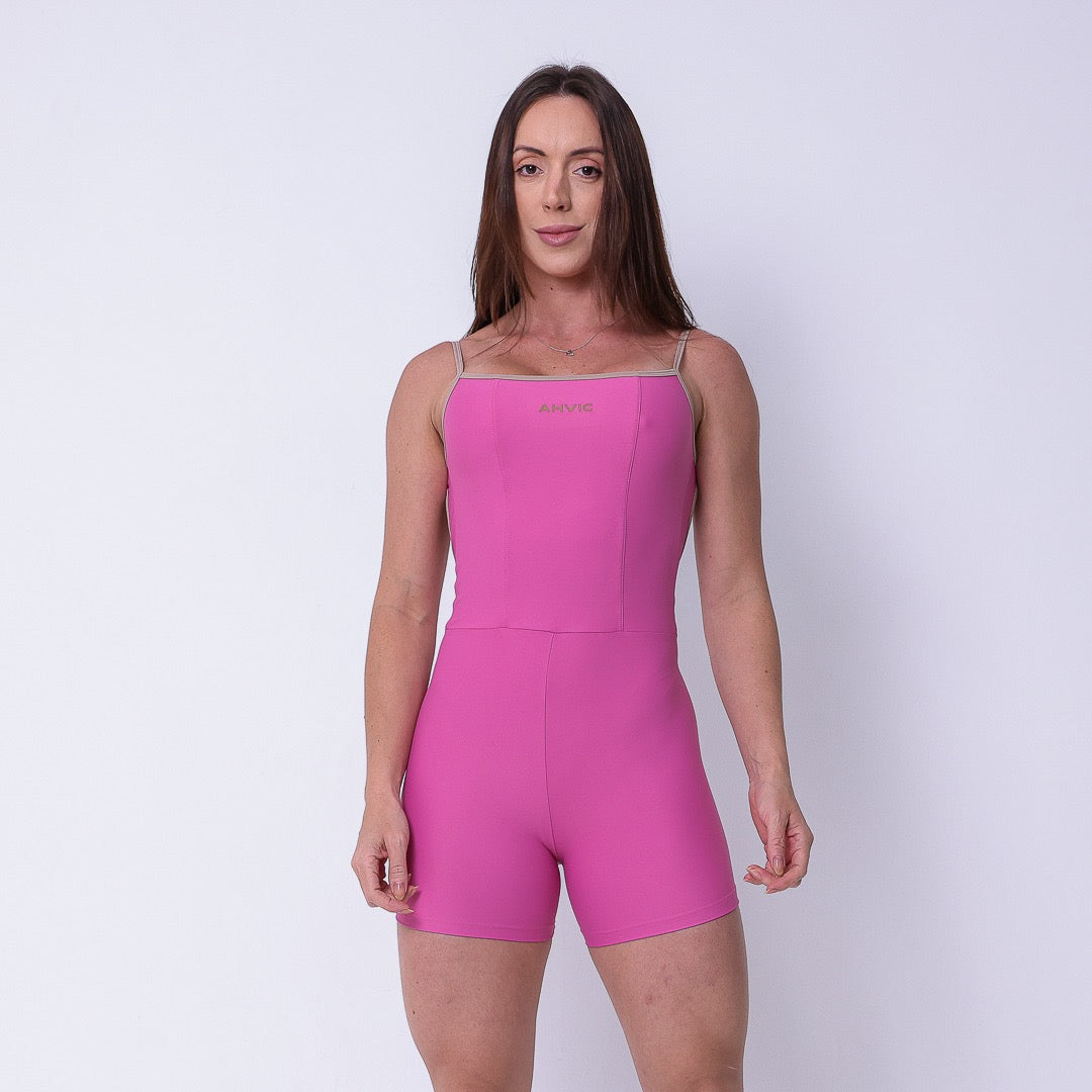 Macaquinho Betina Bicolor  Milk Shake