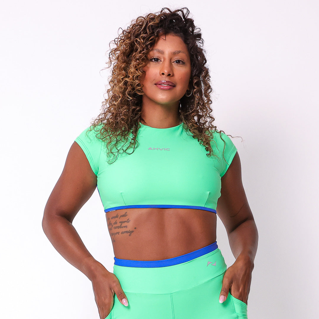 Top Betina Drop  Verde Menta