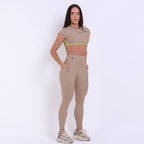 Legging Betina Drop Cappuccino