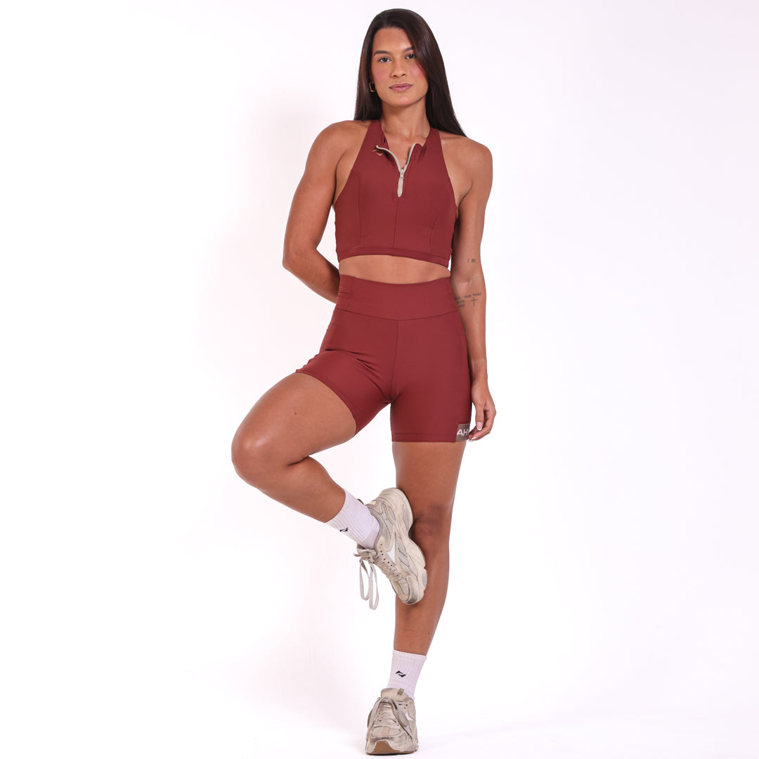 Short Mari Run Drop  Madder Brown