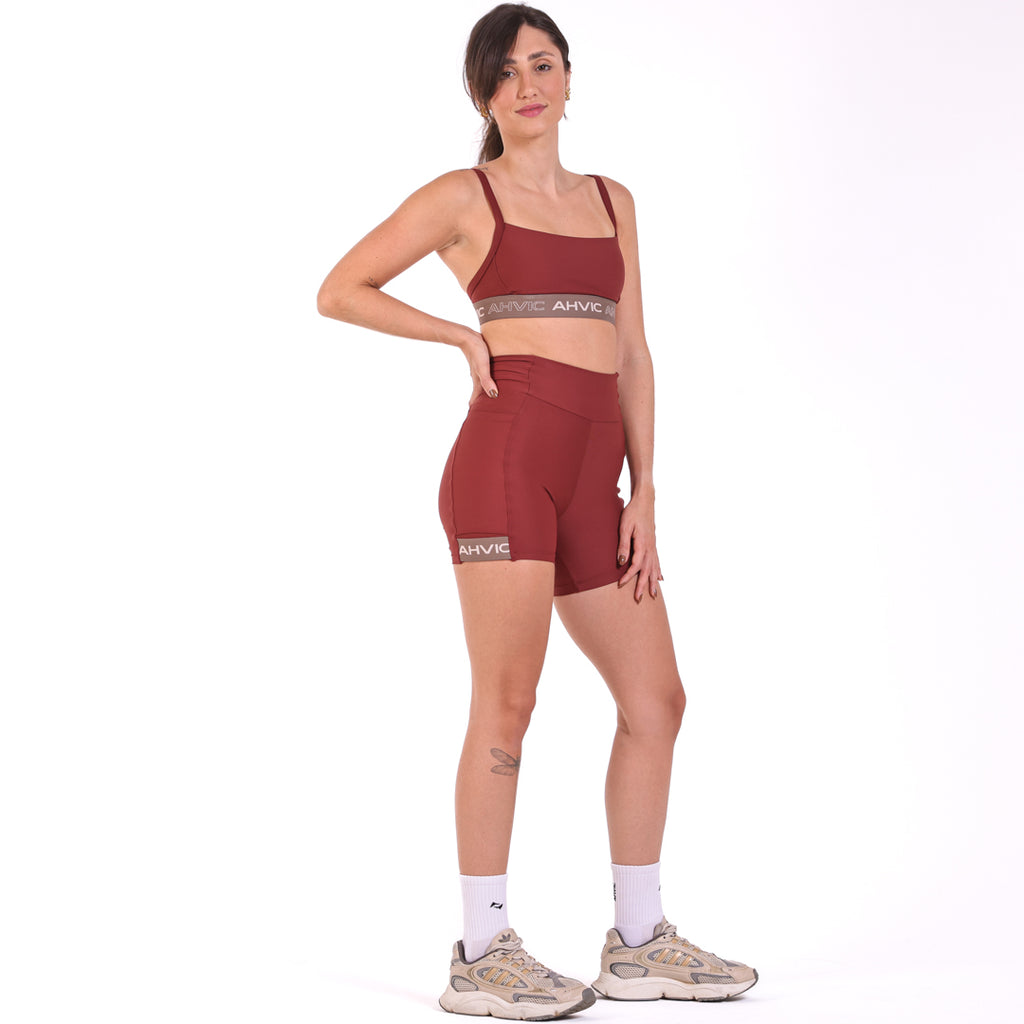 Short Mari Run Drop  Madder Brown