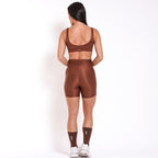 Short Lorena Aveludada Chocolate