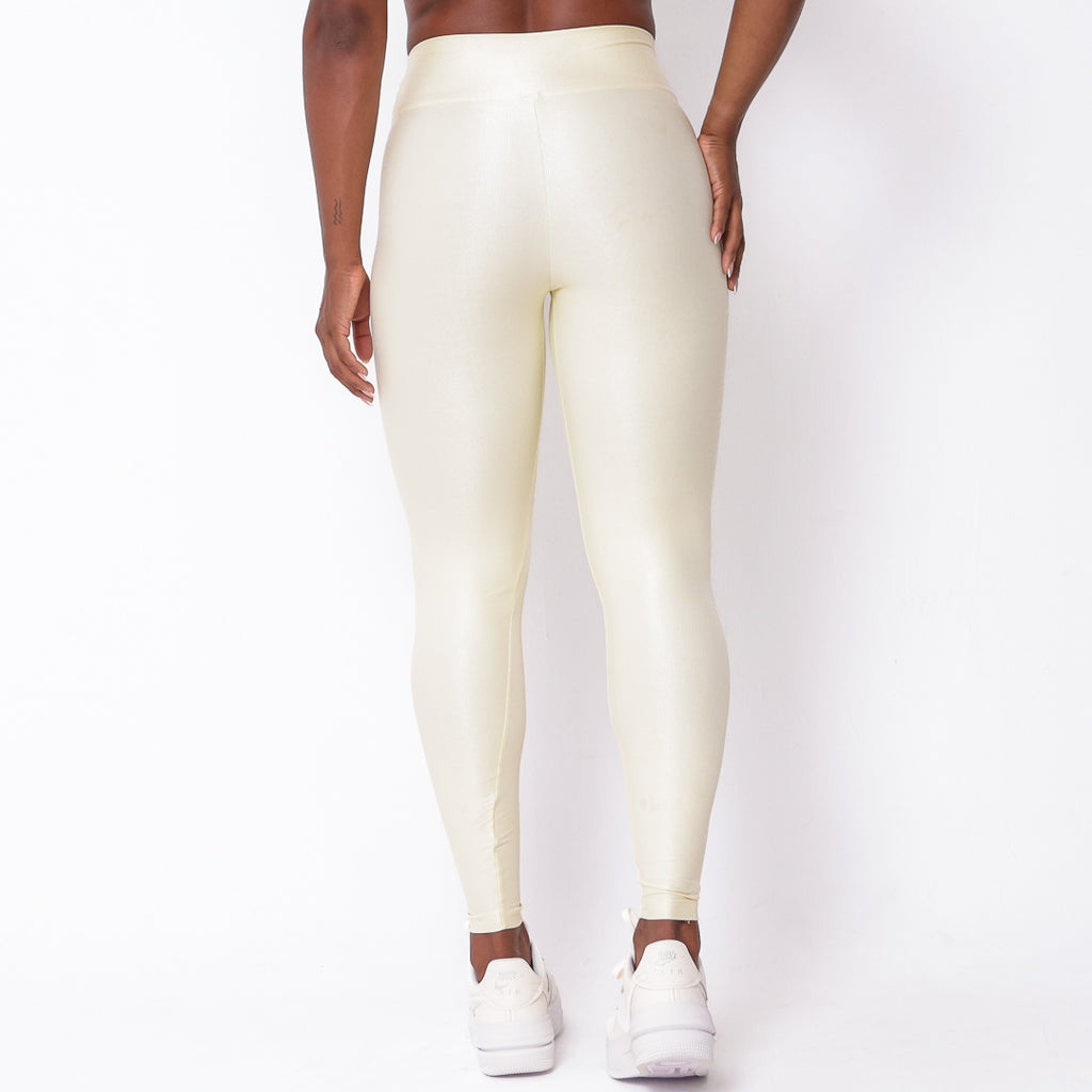 Legging Nalu Aveludado Manteiga