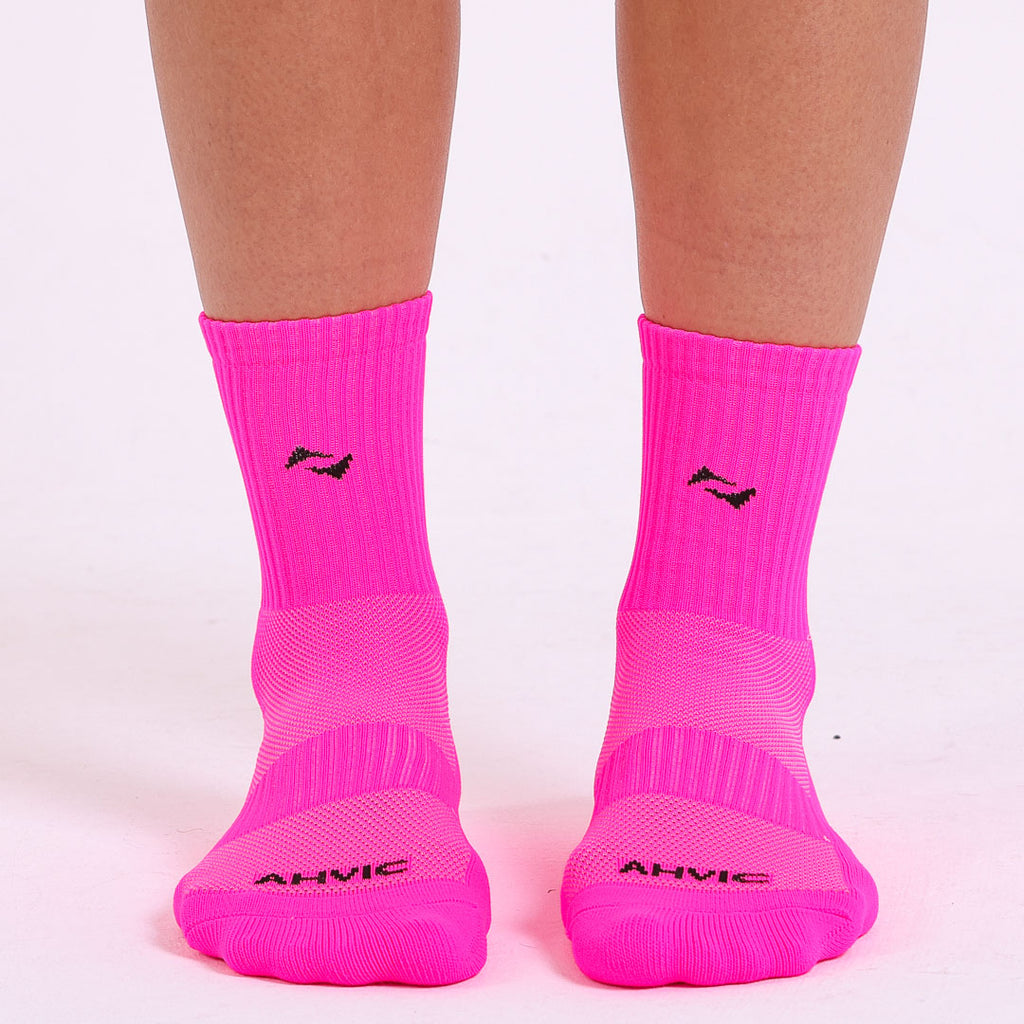 Meia AHVIC Pink Cano Médio