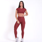 Top Betina Drop Madder Brown