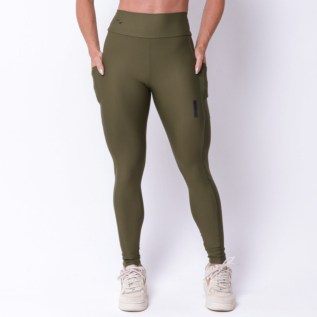 Legging Betina Drop  Verde Militar