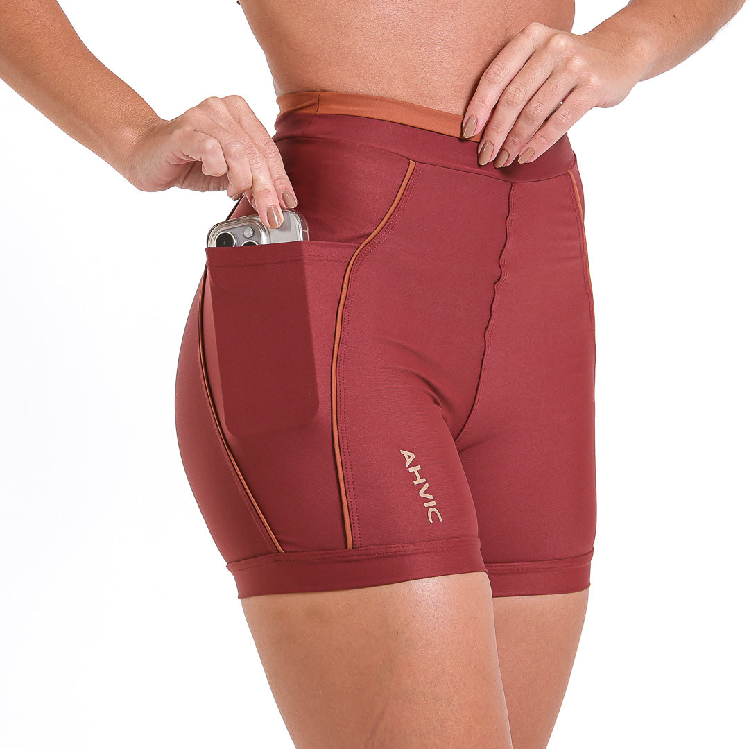 Short Flow Drop Madder Brown