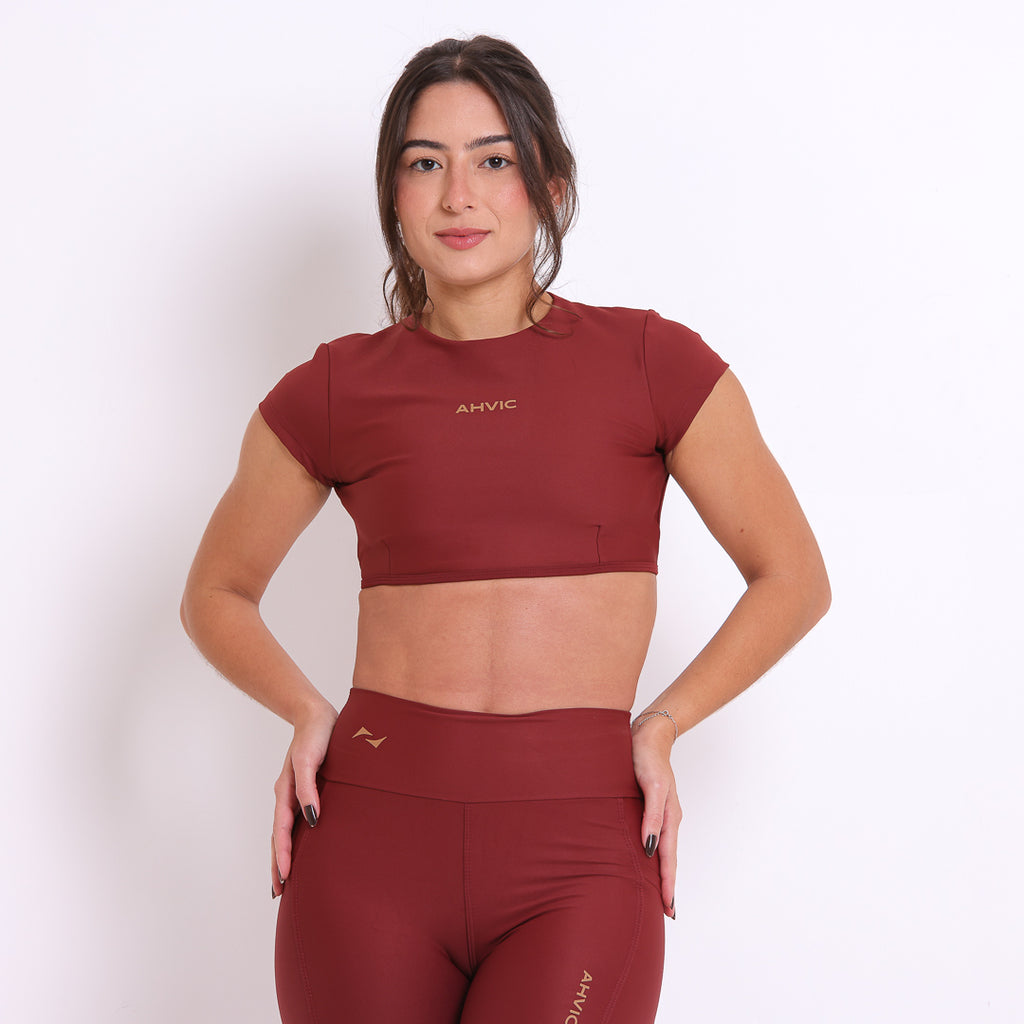 Top Betina Drop Madder Brown