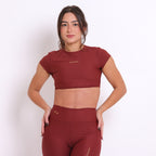 Top Betina Drop Madder Brown