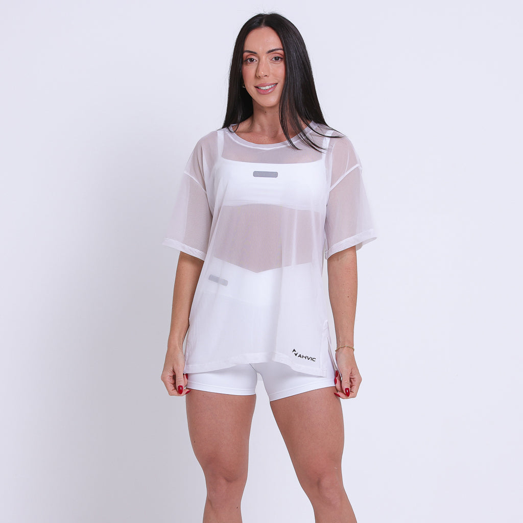 Blusão de Tule Branca