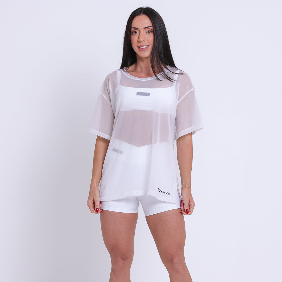 Blusão de Tule Branca