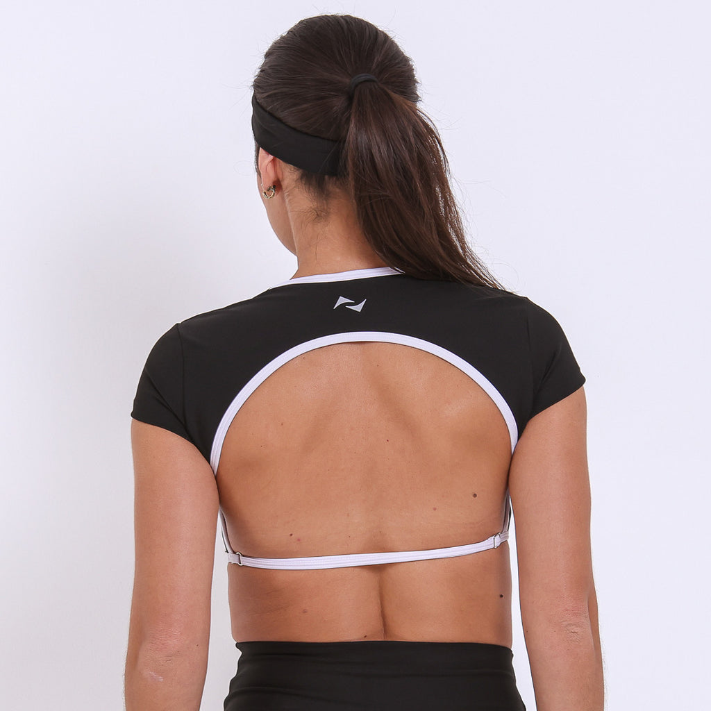 Top Betina Drop Preto