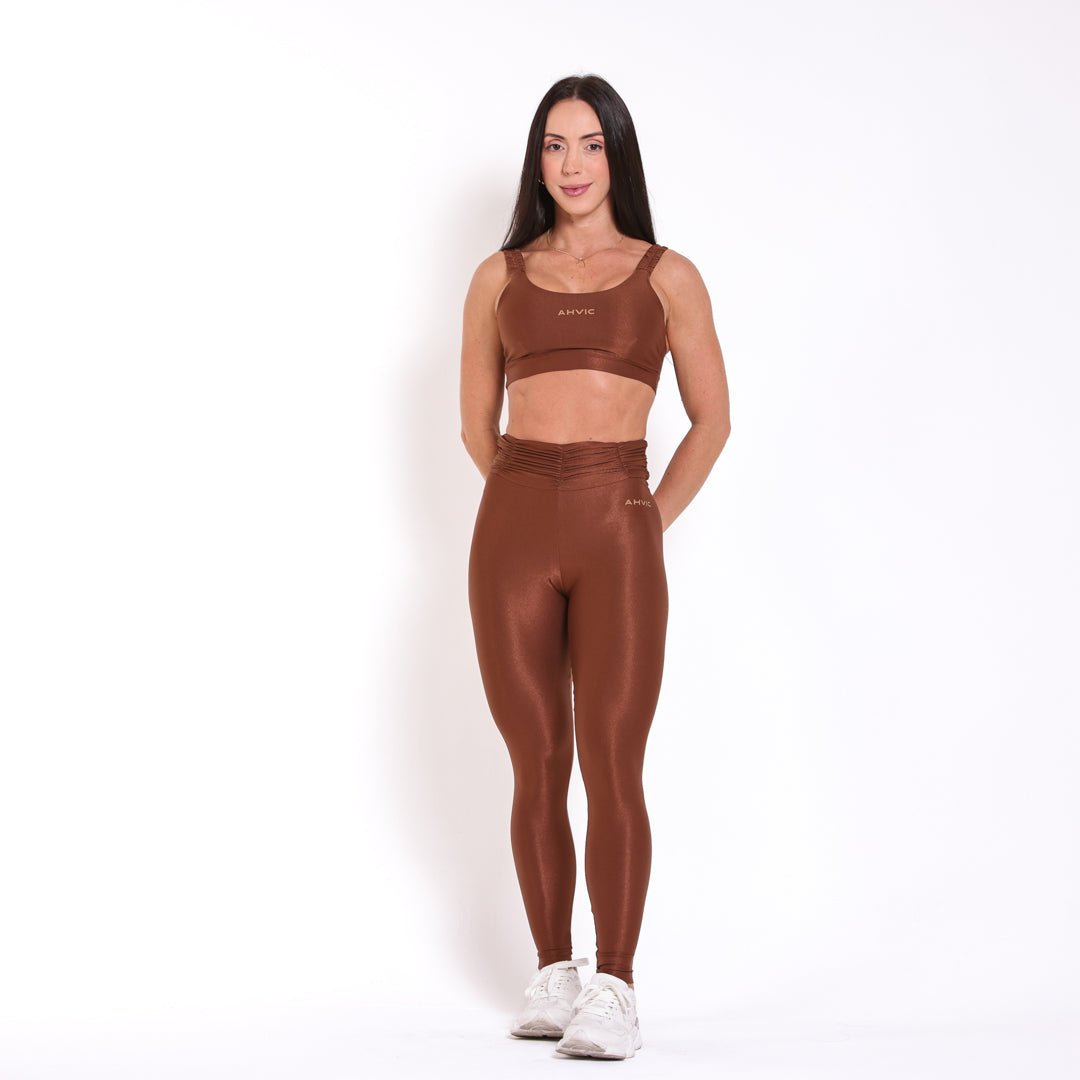 Top Lorena Aveludado Chocolate