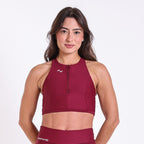 Top Susana Pocket Bordô