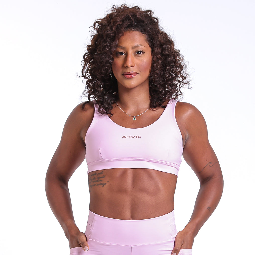 Top Tai Drop Rosa Bebe