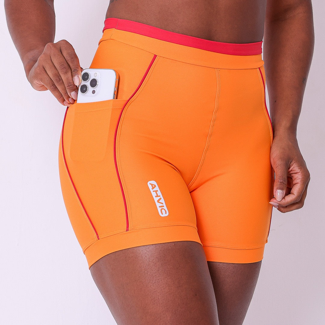 Short Ipanema com bolso  Laranja
