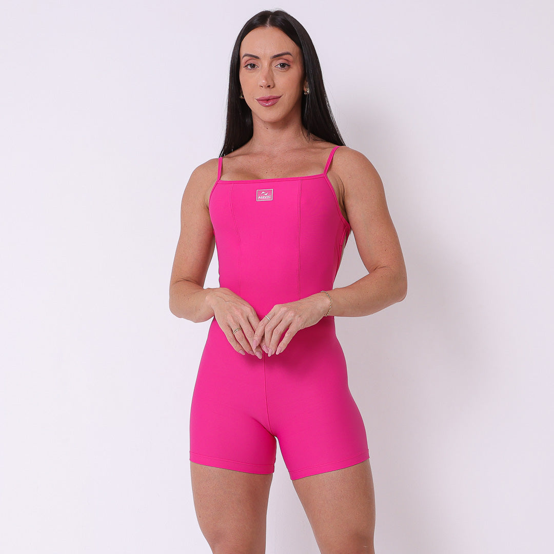 Macaquinho Camila  Rosa Blush