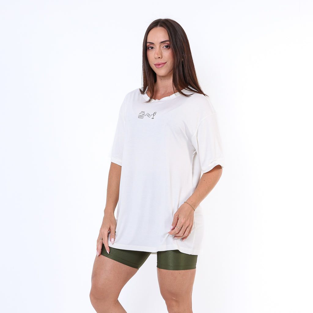 Camisão Branco Equilibrisse