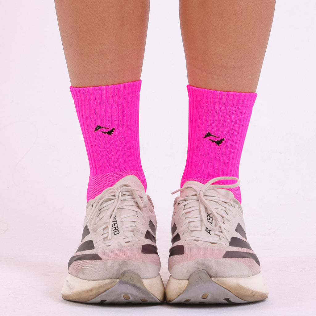 Meia AHVIC Pink Cano Médio