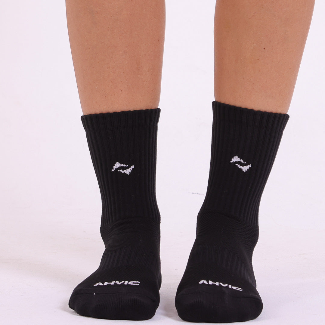Meia AHVIC Preta Cano Médio