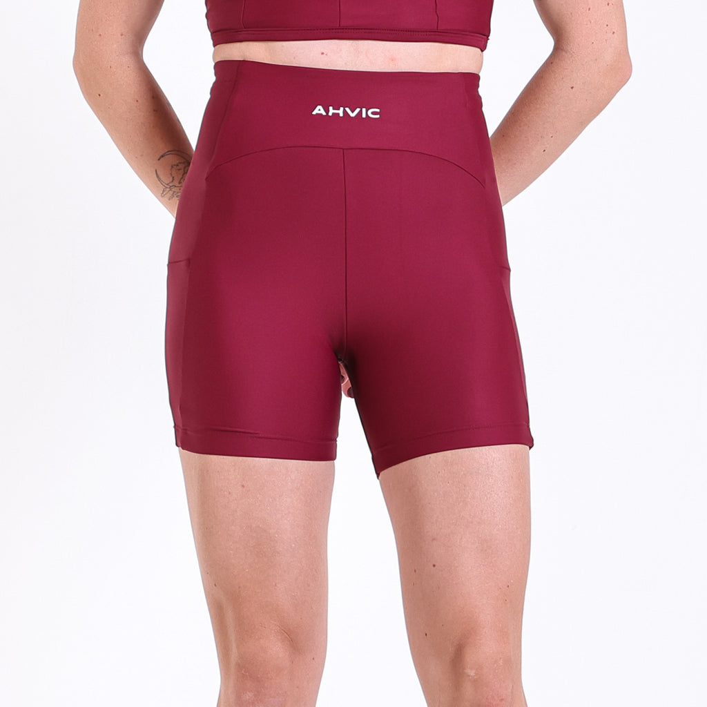 Short Adrianna Invisible Pocket Bordô