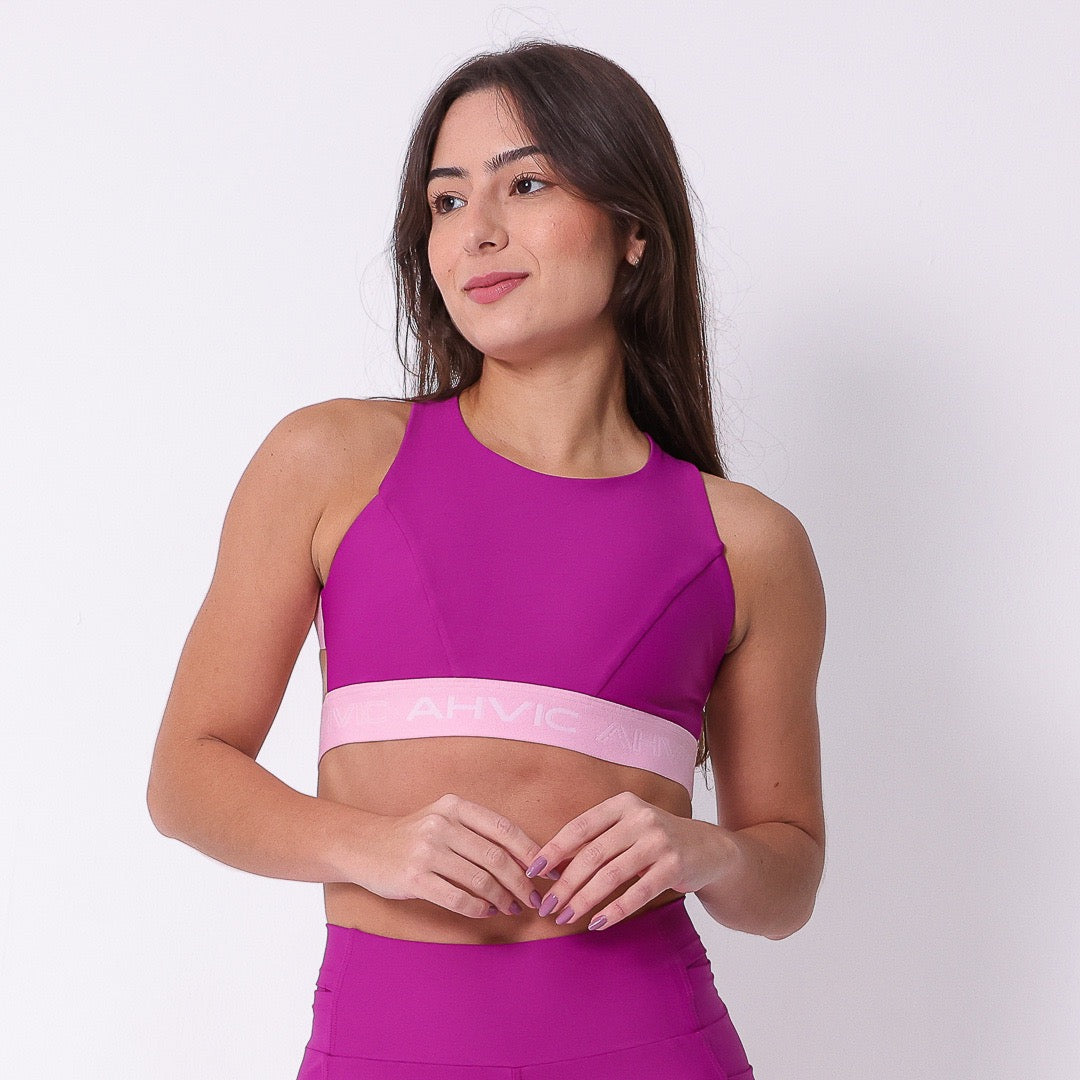 Top Mari Run Drop  Púrpura