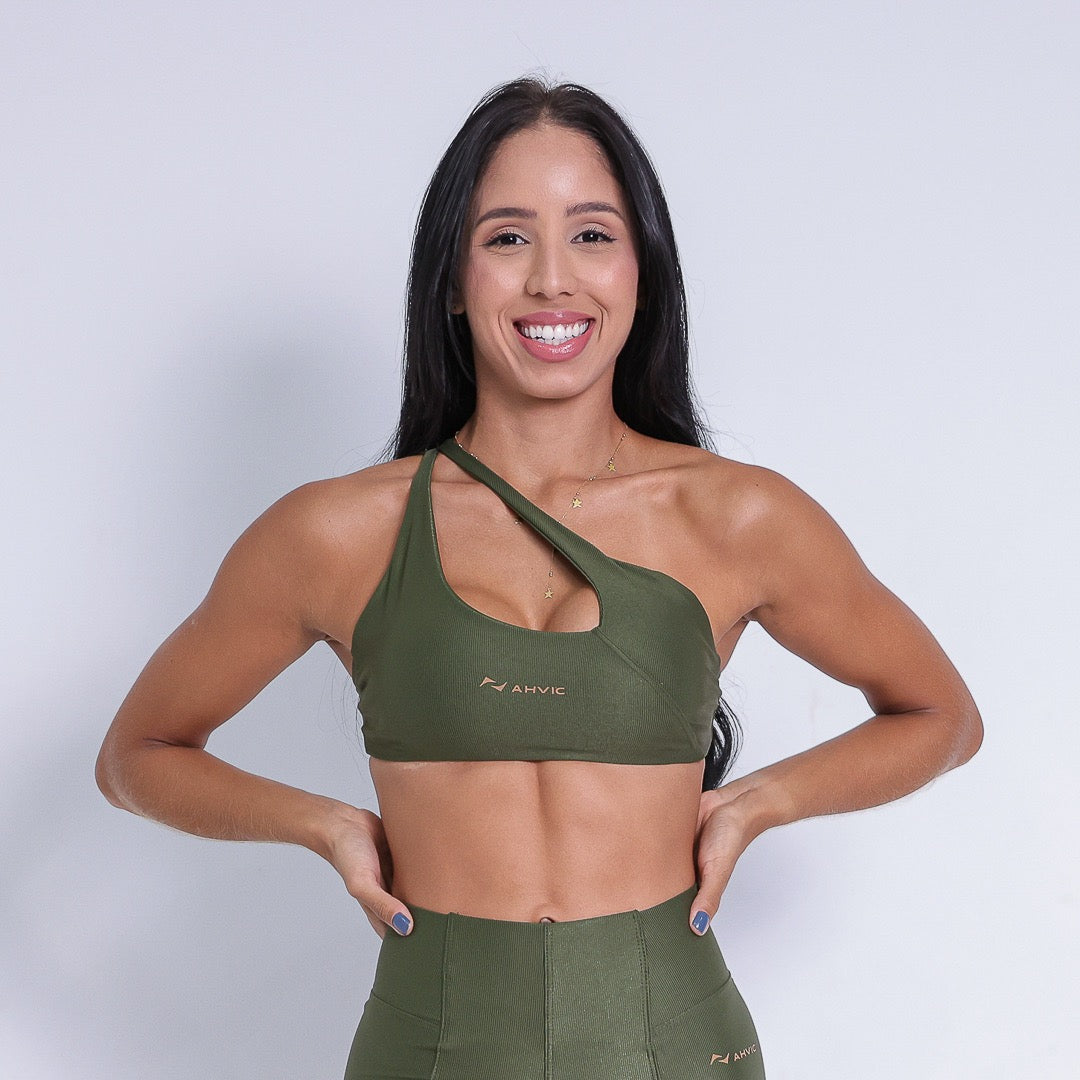 Top Olivia  Verde Militar