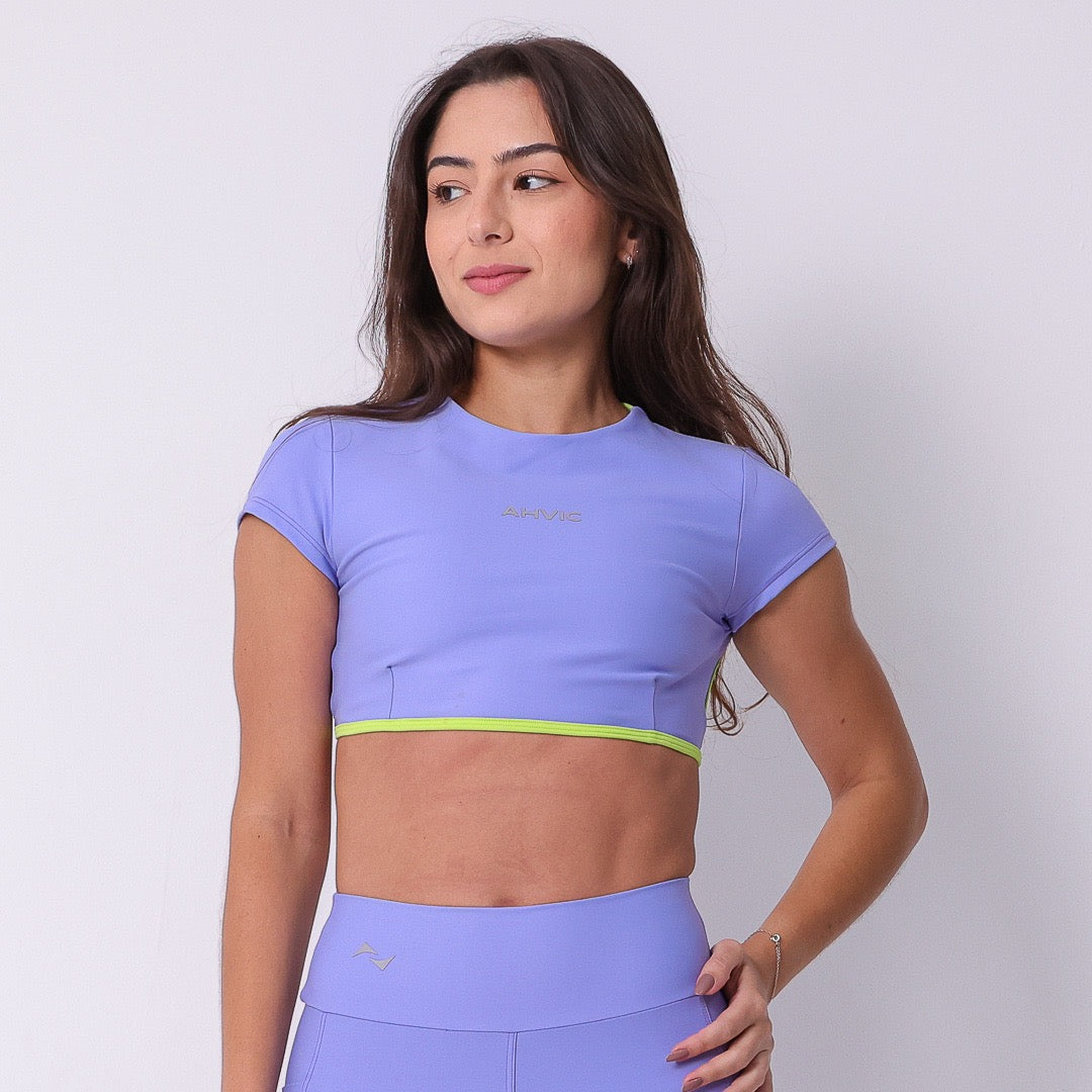 Top Betina Drop  Azul Flora