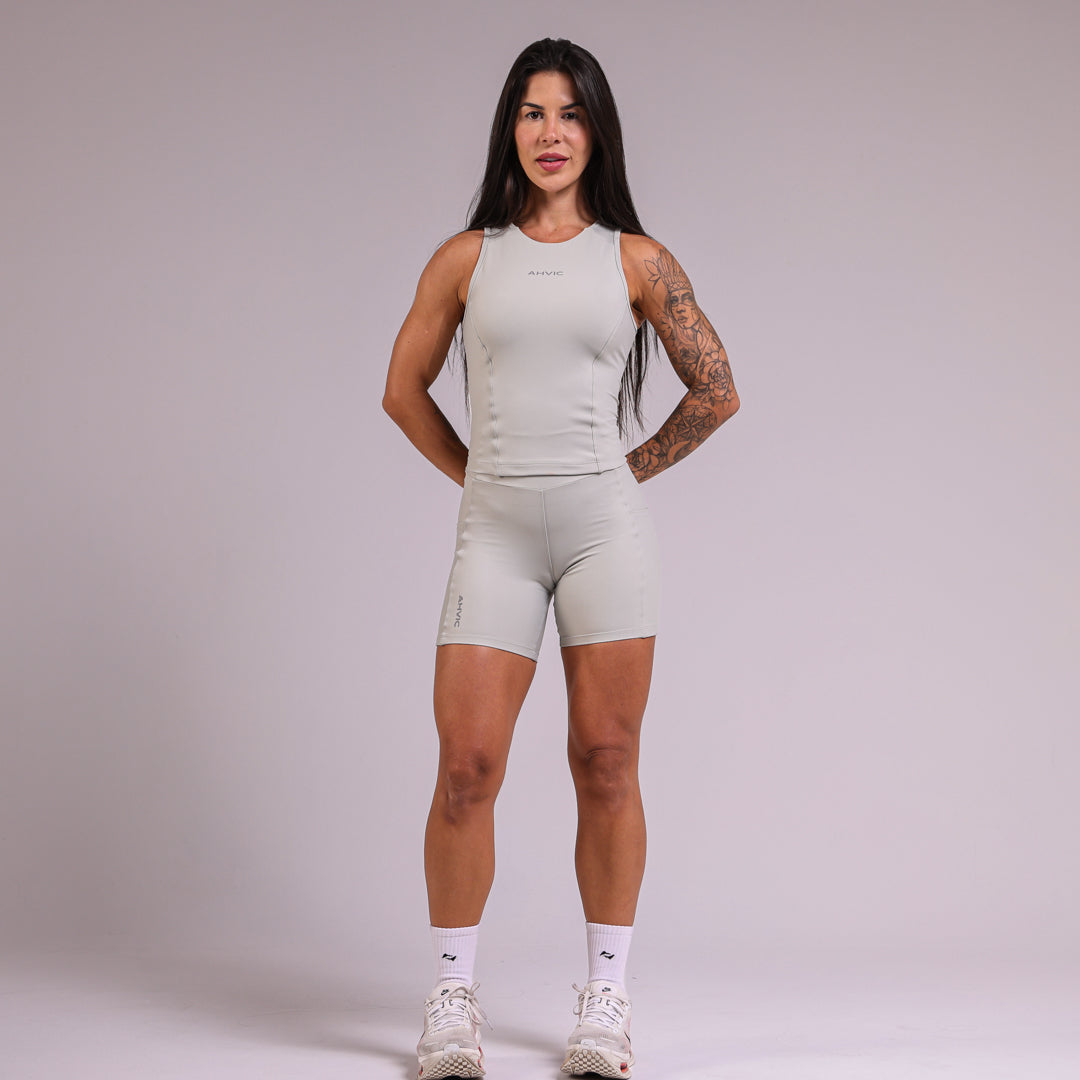 Regata Poly Run Pocket Cinza