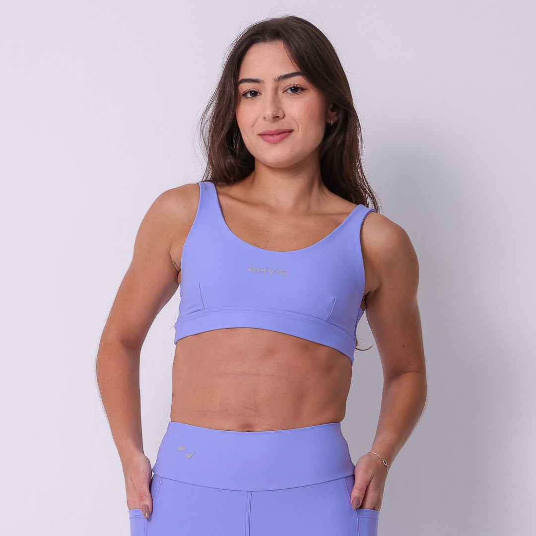 Top Tai Drop  Azul Flora