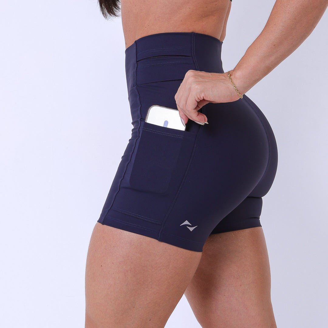 Short Karol Adaptive Azul Marinho
