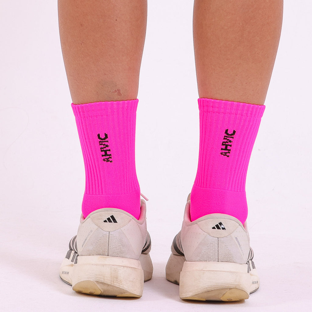 Meia AHVIC Pink Cano Médio