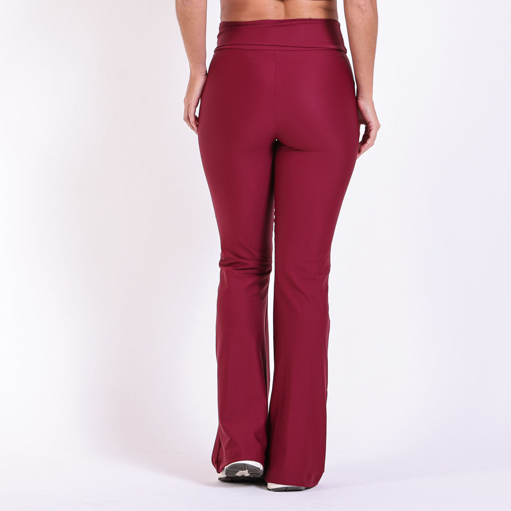 Legging Flare Alma Bordô