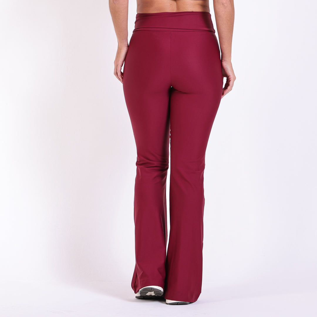Legging Flare Alma Bordô