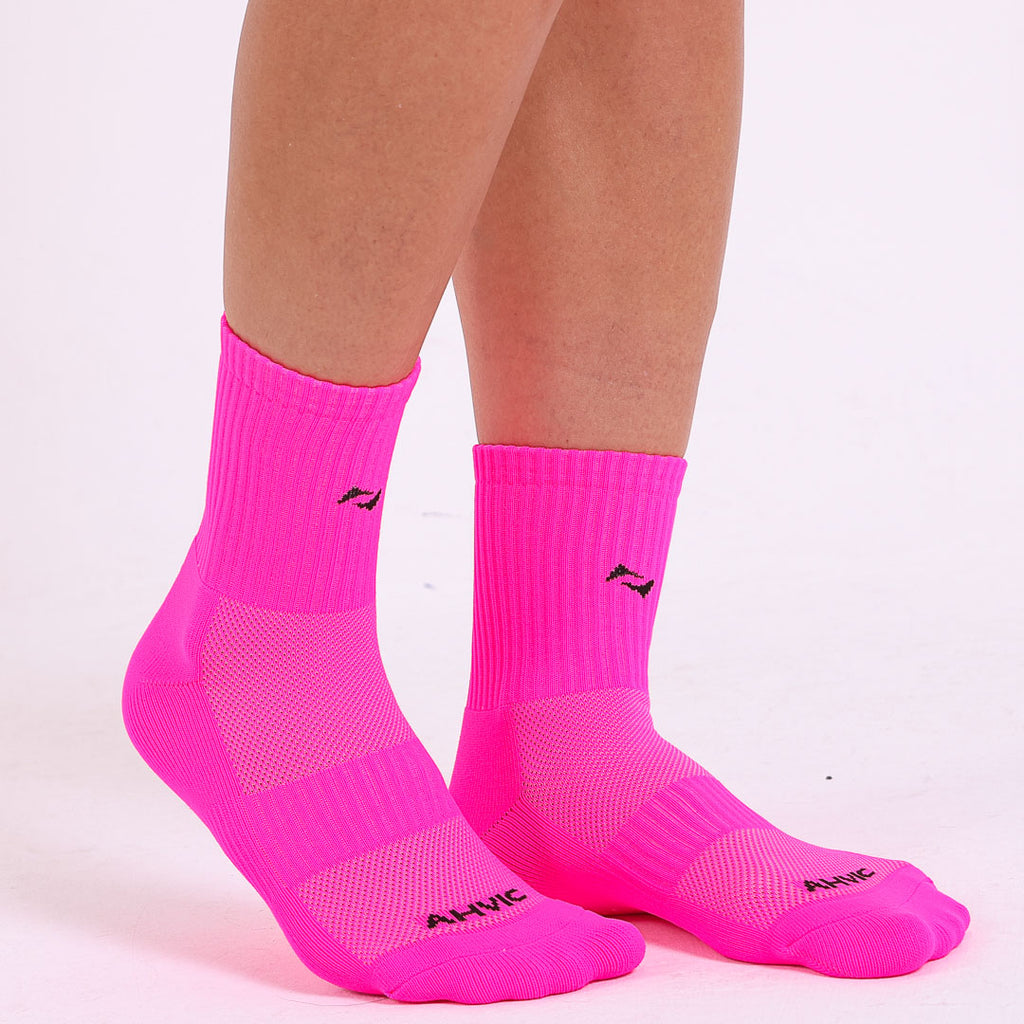 Meia AHVIC Pink Cano Médio
