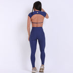 Legging Betina Drop Azul Marinho