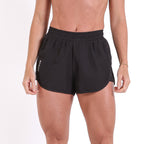 Conjunto Top Flow Branco e Short Fresh Tactel Preto