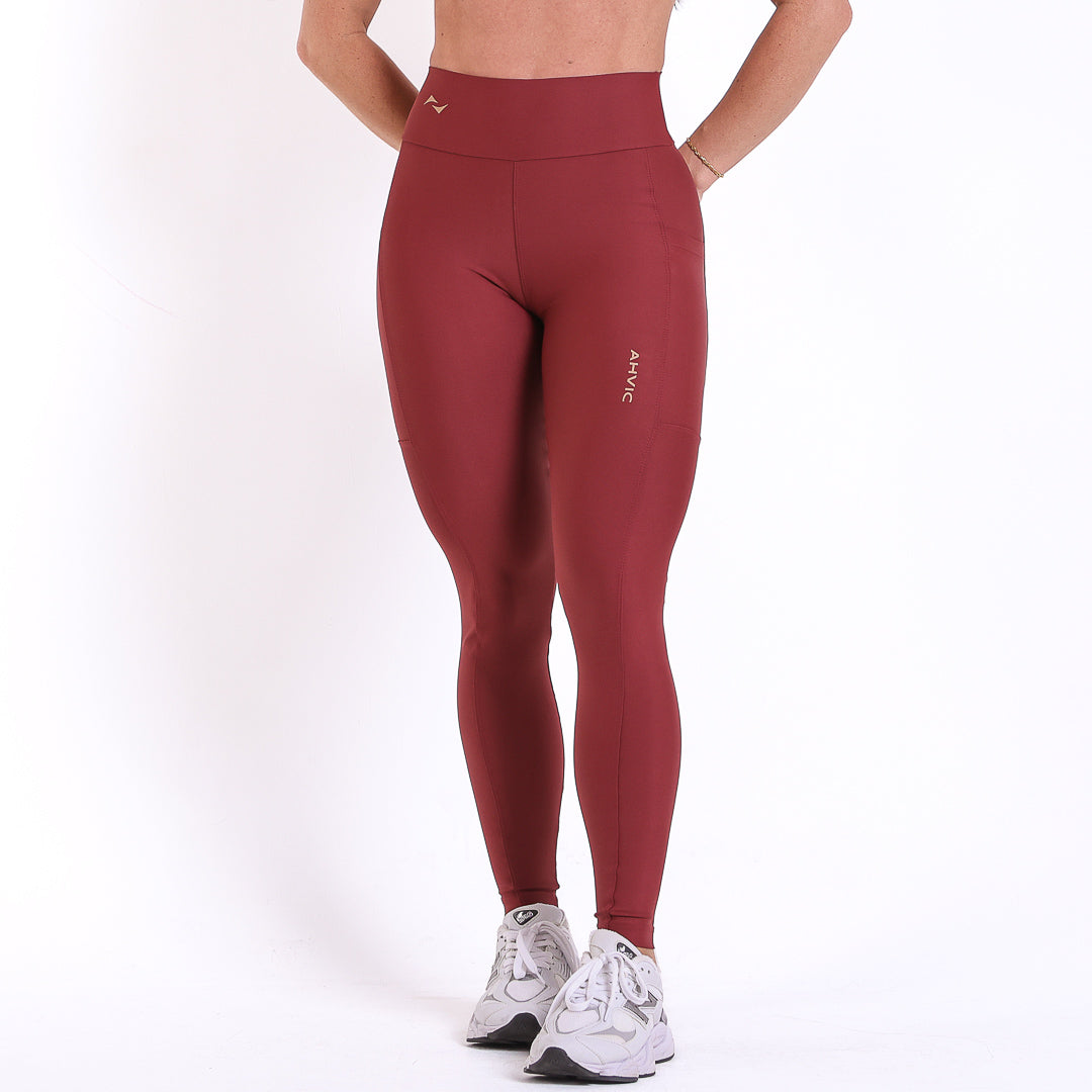 Conjunto Top e Legging Betina Madder Brown