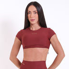 Conjunto Top e Legging Betina Madder Brown