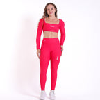 Conjunto Top Move e Legging Betina Vermelho