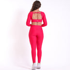 Conjunto Top Move e Legging Betina Vermelho