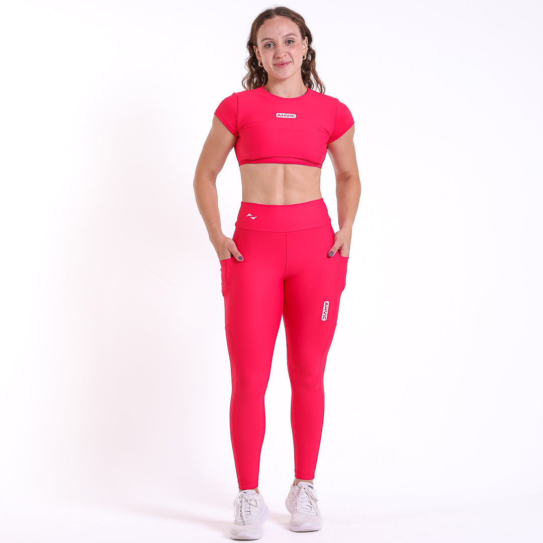 Conjunto Top e Legging Betina Vermelho