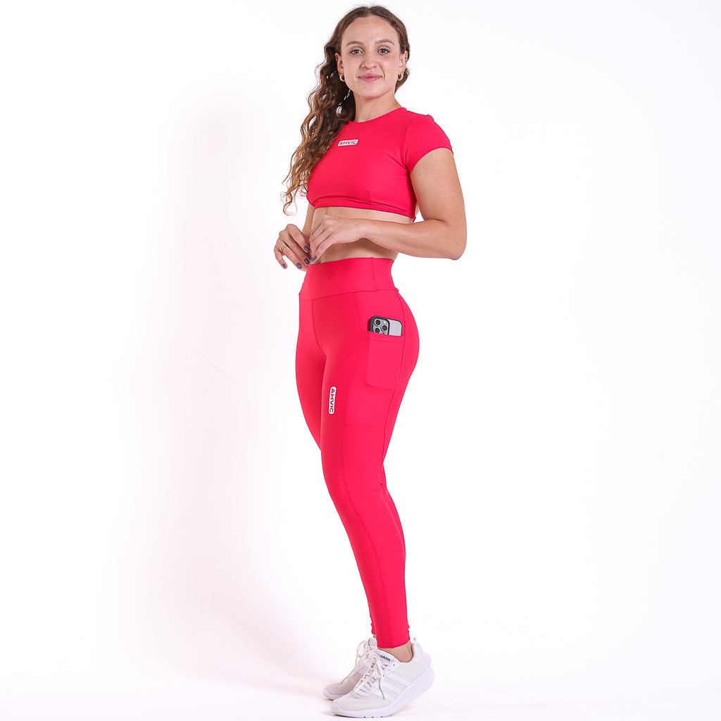 Conjunto Top e Legging Betina Vermelho