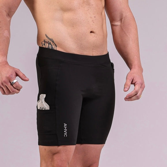 Bermuda Masculina RunDrop 4 Preto
